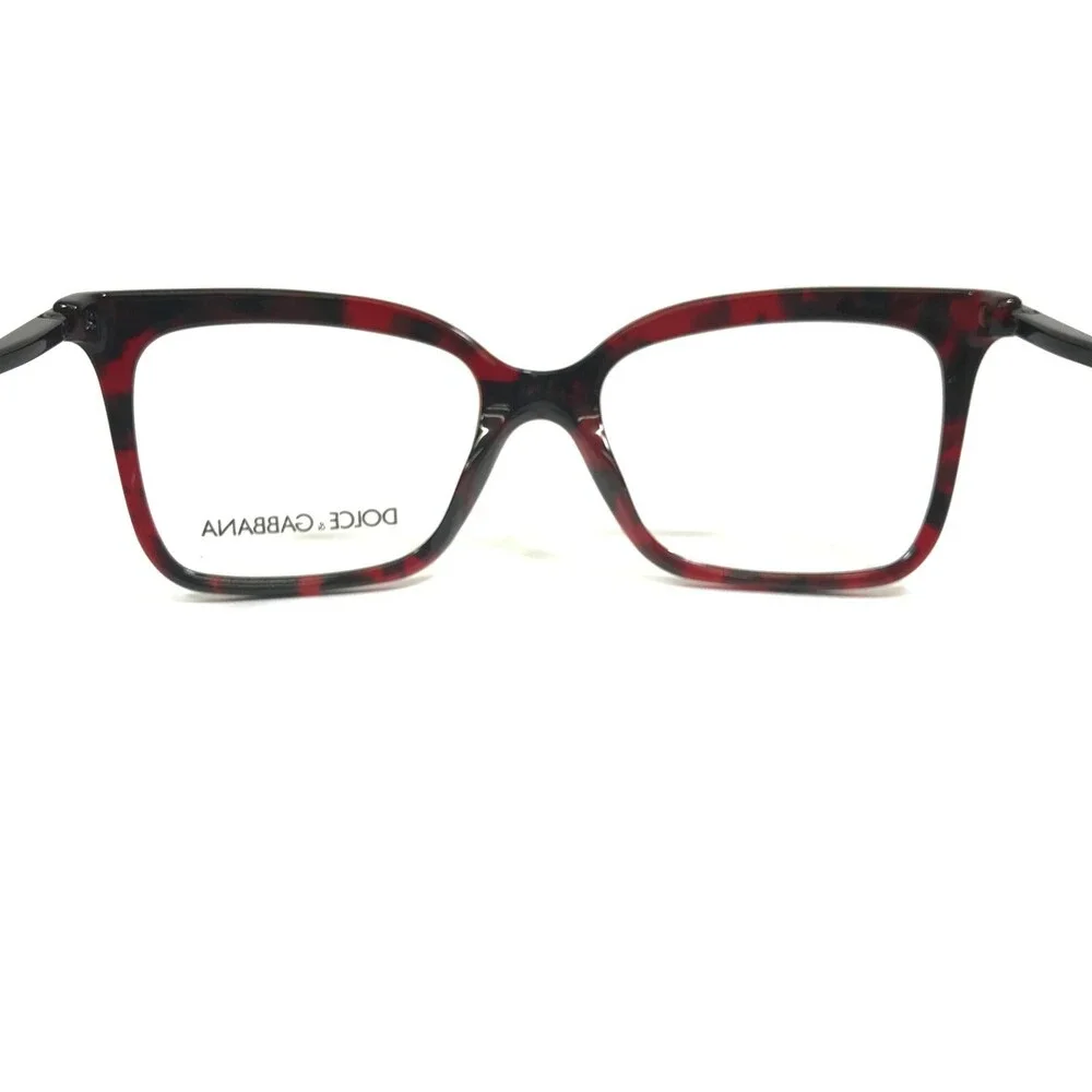 Dolce & Gabbana Eyeglasses Frames DG3261 2889 Black Red Tortoise 51-17-145